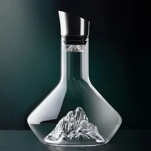 VinoLux - Karaffel 1500 ml | Håndlavet Krystalglas | Optimal Beluftning | Elegant Design